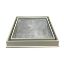 RALO INVISÍVEL REBAIXADO COM CAIXA COLETORA 18X18cm