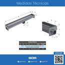 RALO LINEAR INVISÍVEL COM CAIXA COLETORA SIFONADA 6X60cm