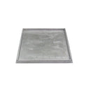 TAMPÃO 60X60 cm SIMPLES REBAIXADO COM VEDAÇÃO