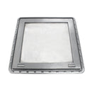 Tampa casa de máquina rebaixada com grelha invisível 80x80cm articulada