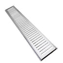 GRELHA SIMPLES FERRO FUNDIDO 15X100cm COM CAIXILHO