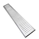 GRELHA SIMPLES FERRO FUNDIDO 20X100cm COM CAIXILHO