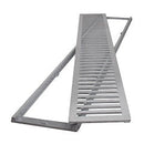 GRELHA SIMPLES FERRO FUNDIDO 25X100cm COM CAIXILHO