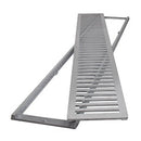 GRELHA SIMPLES FERRO FUNDIDO 30X100cm COM CAIXILHO